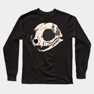 Cat skull Long Sleeve T-Shirt